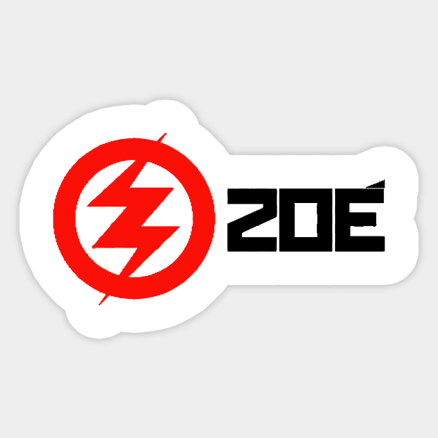 Lightning W8 Zoe Sticker by 6 Ducky art